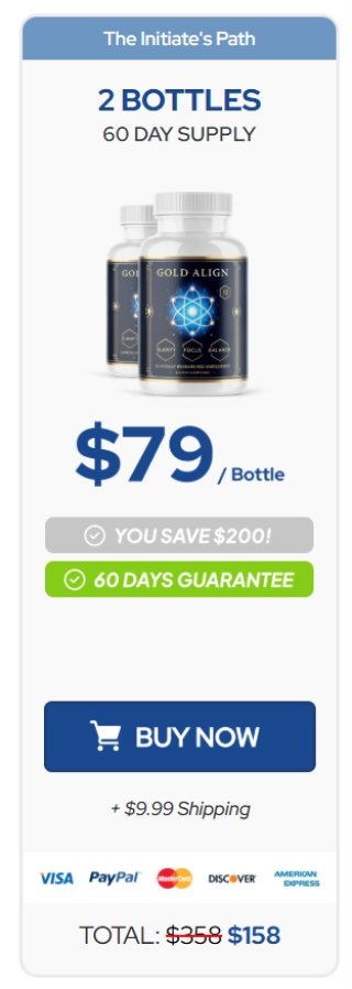 Gold Align Buy 1 Bottle